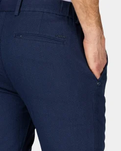 Navy Baumwoll-Stretch-Chino