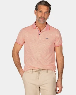 Orange Polo mit Modal