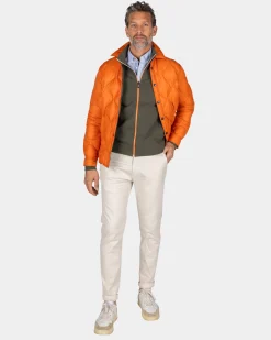 Oranger Kurzmantel - Almond Orange