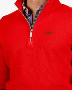 Pullover mit Reißverschluss Arapohue - Rustic Orange