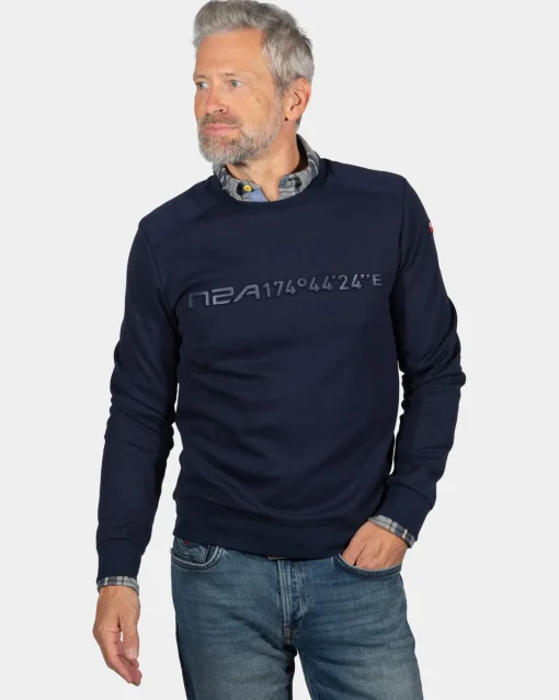 Pullover mit Rundhalsausschnitt Oruawharo - Ink Navy