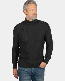 Rollkragenpullover aus Baumwolle Erskine - Eucalyptus Green