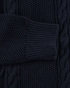 Rollkragenpullover aus Baumwolle Erskine - Ink Navy