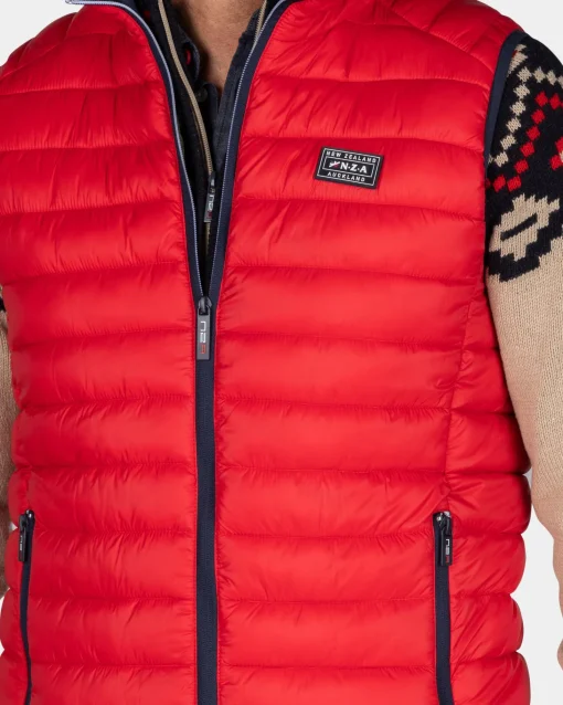 Rote gesteppte Weste - Reef Red