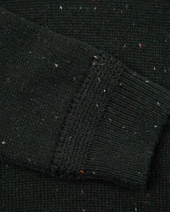 Schlichter Pullover mit halber Knopfleiste - Crushing Green