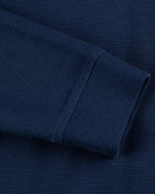 Schlichter Pullover mit halbem Reißverschluss Arapohue - Storm Blue
