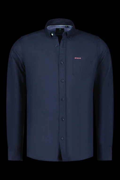 Schlichtes Leinenhemd - Traditional Navy