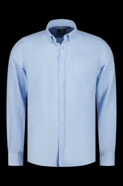 Schlichtes Leinenhemd in vielen Farben - Rhythm Blue