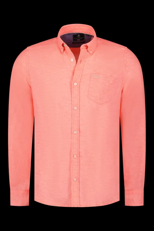 Schlichtes Leinenhemd in vielen Farben - Fury Pink