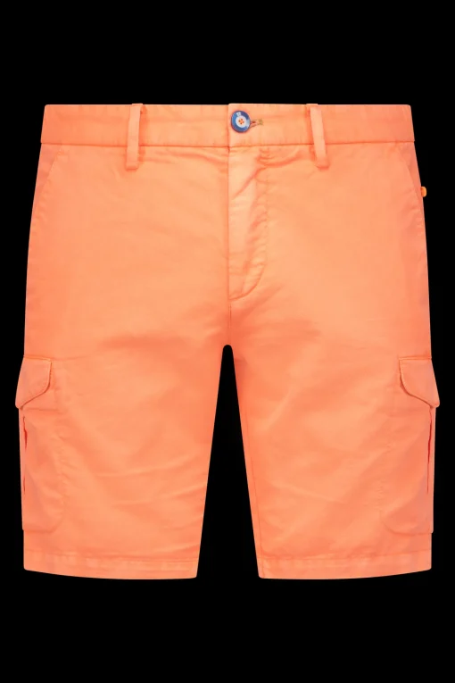 Shorts mit Leinen - Fresh Orange