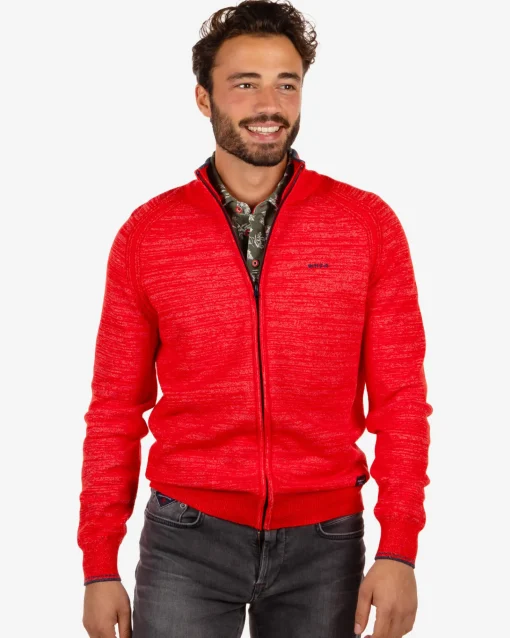 Strickjacke aus Baumwolle Iron - Rustic Orange
