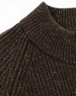 Strickjacke aus Baumwolle und Wolle - Smoked Green