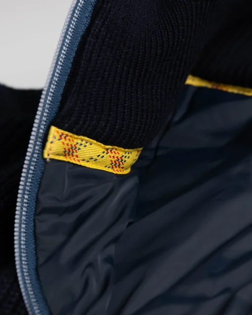 Strickjacke aus Baumwolle Fish - Ink Navy