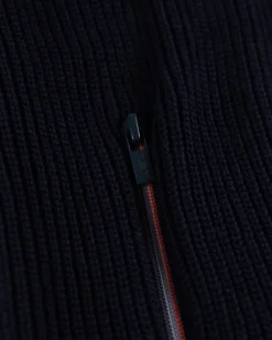 Strickjacke aus Baumwolle Fish - Ink Navy