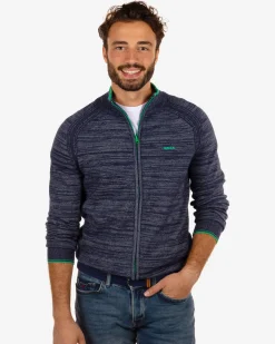 Strickjacke aus Baumwolle Iron - Reef Navy