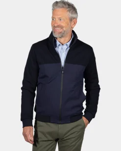 Warme dunkelblaue Strickjacke Ariels Tarn - Ink Navy