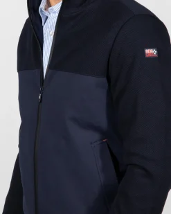 Warme dunkelblaue Strickjacke Ariels Tarn - Ink Navy