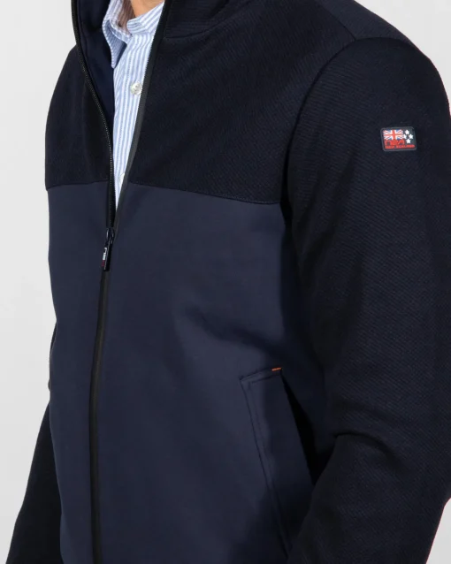 Warme dunkelblaue Strickjacke Ariels Tarn - Ink Navy