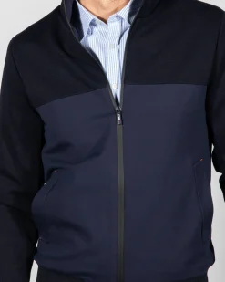 Warme dunkelblaue Strickjacke Ariels Tarn - Ink Navy