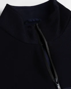 Warme dunkelblaue Strickjacke Ariels Tarn - Ink Navy