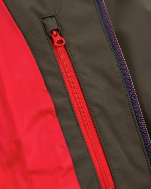 Wattierte, schlichte Jacke - Smoked Green