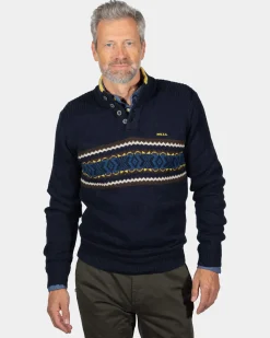 Winterstrickpullover Fraser - Ink Navy
