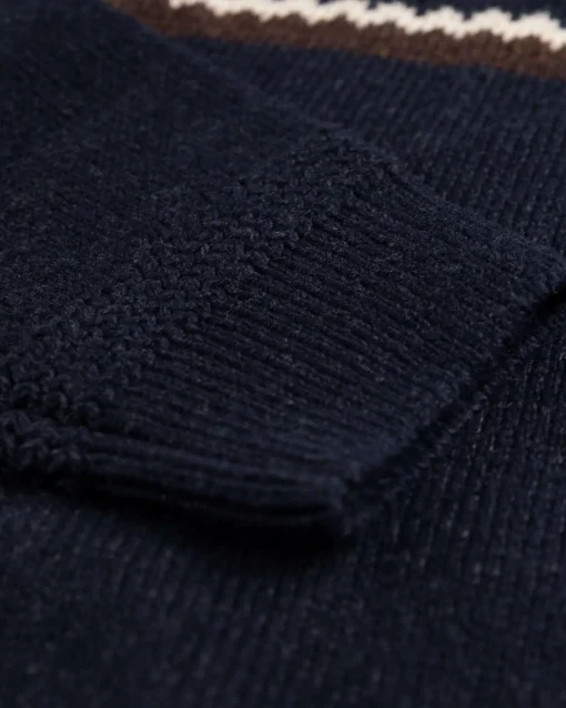 Winterstrickpullover Fraser - Ink Navy