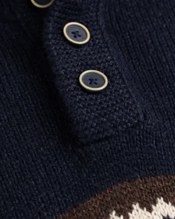 Winterstrickpullover Fraser - Ink Navy