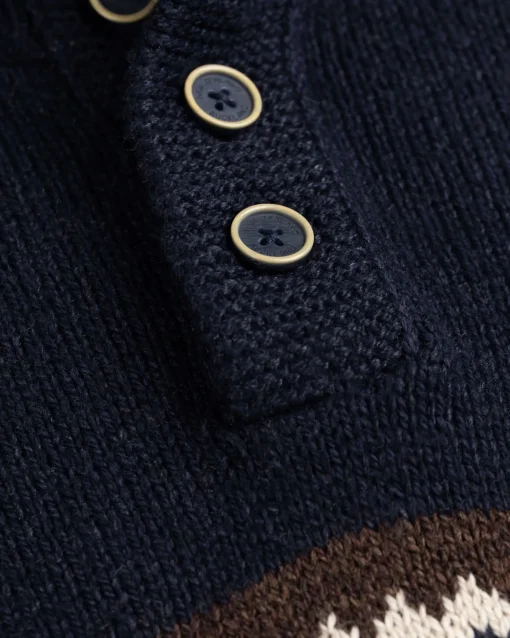Winterstrickpullover Fraser - Ink Navy
